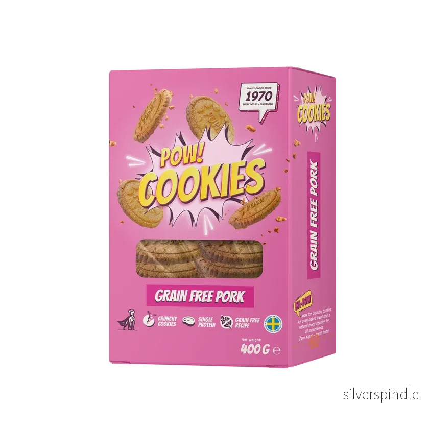 POW Dog Cookie Grain free Pork 400 g