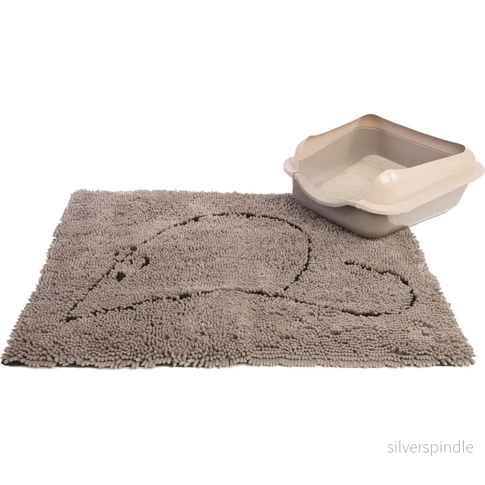 Dgs Cat Litter Matta 88x66cm Grå Dgs Cat Litter Matta 88x66cm Grå