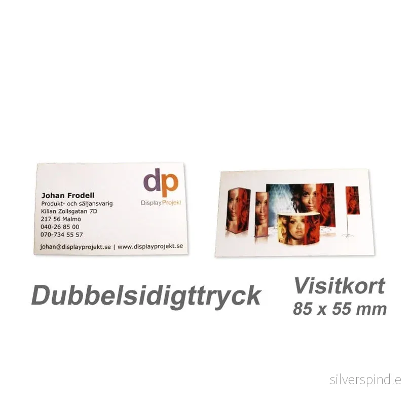 Visitkort 85 x 55 mm - dubbelsidigt - Bild 3