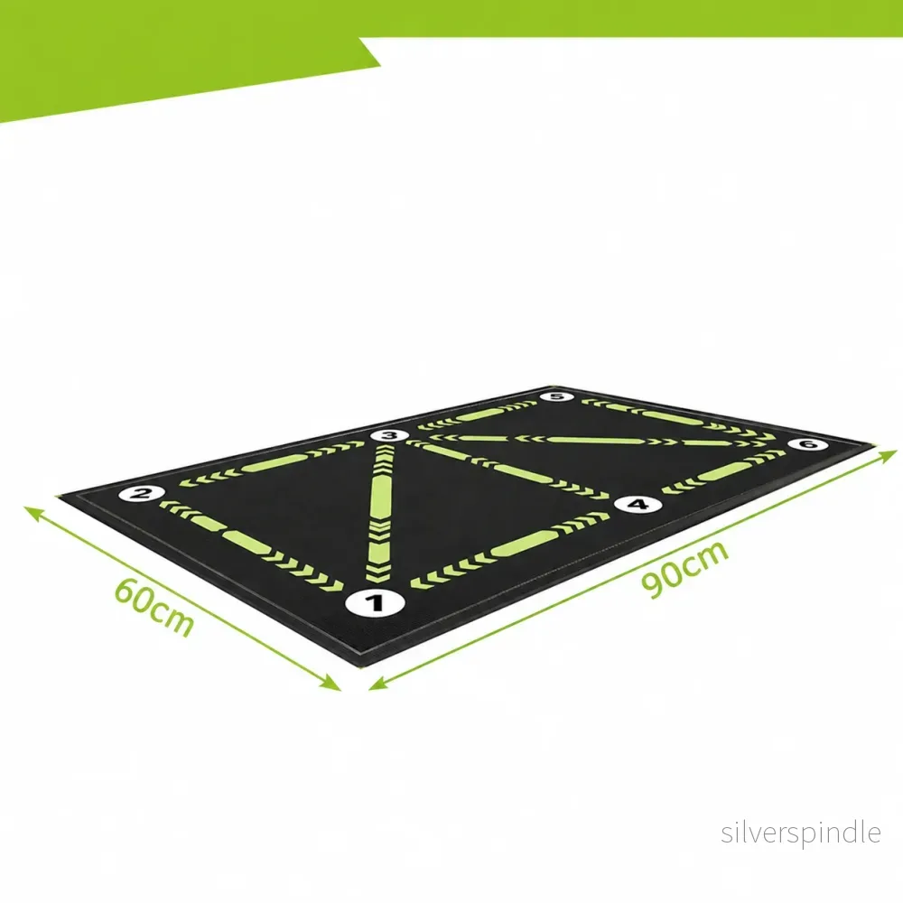 Fotbollsträningsmatta 90 x 60 cm – dribbling, teknik och koordination - Bild 3