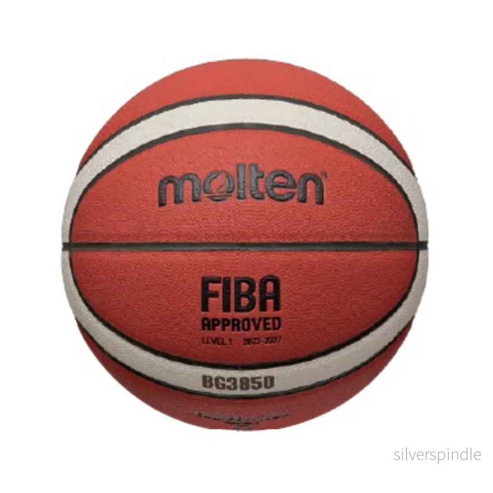 Molten 3850 Basketboll – FIBA-godkänd träningsboll i storlek 5, 6 och 7