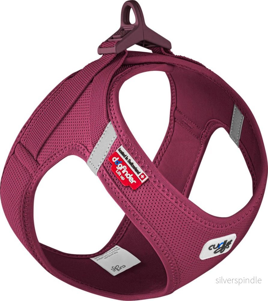 Curli Vest sele Clasp Air-Mesh L Ruby