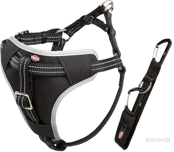 Bilsele Dog Protect, S/M: 40-55 cm/17 mm, svart
