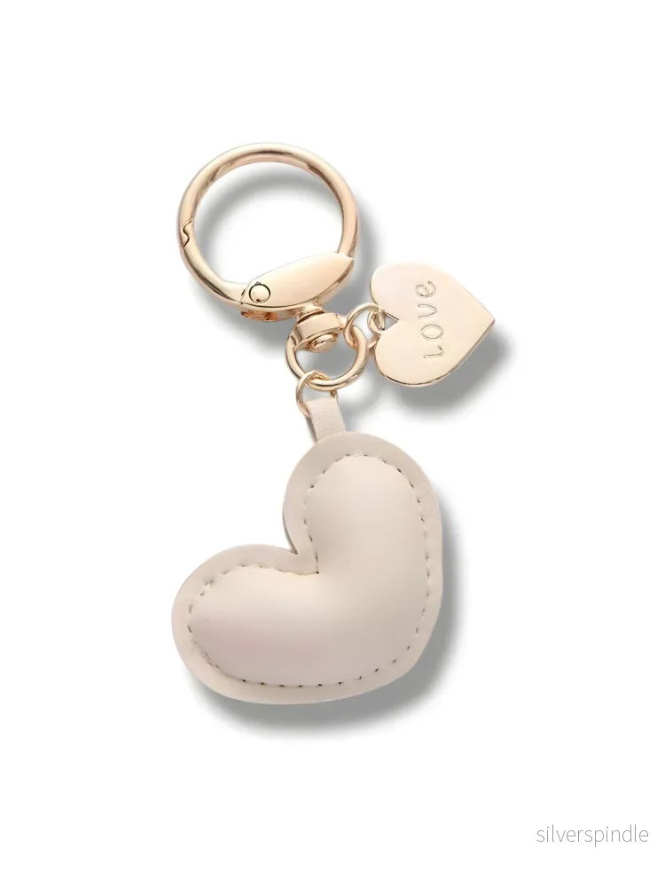 HEART-SHAPED KEYRING BAG DECOR HEART-SHAPED KEYRING BAG DECOR