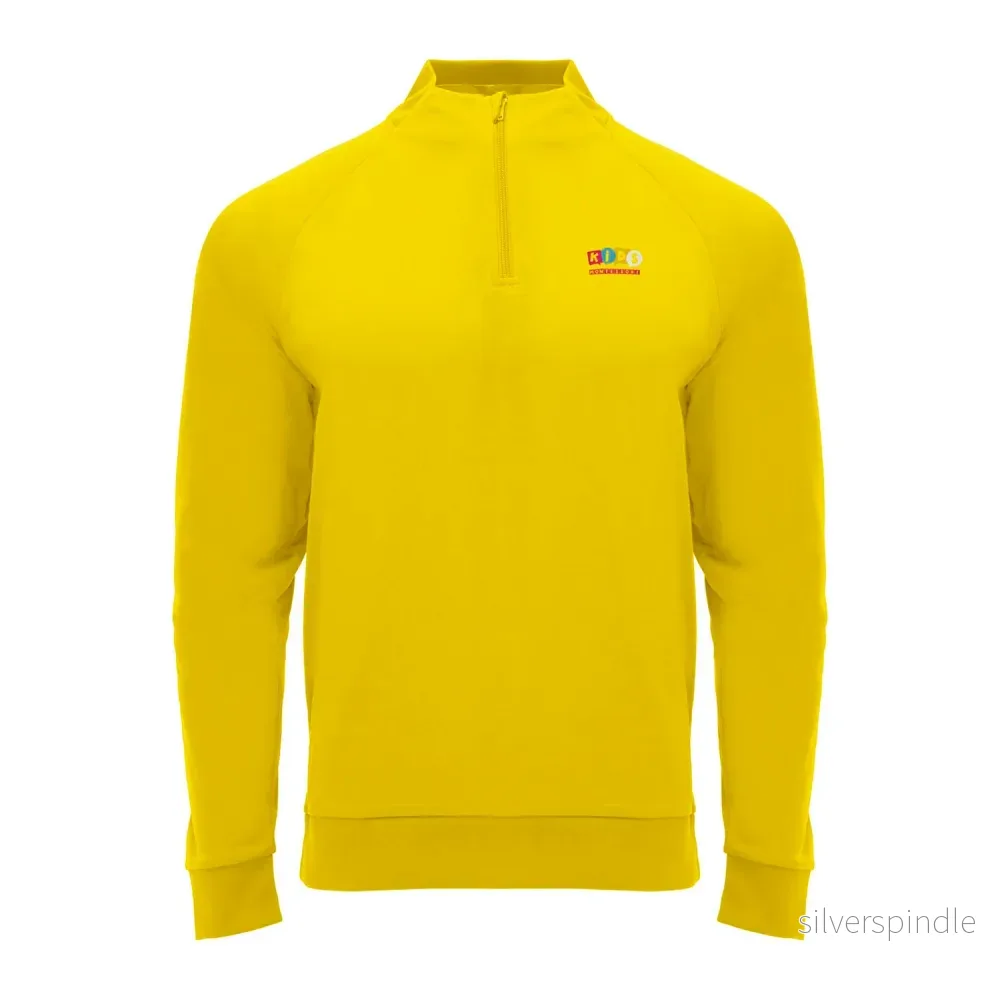 Epiro långärmad sweatshirt med kvartslång dragkedja för barn