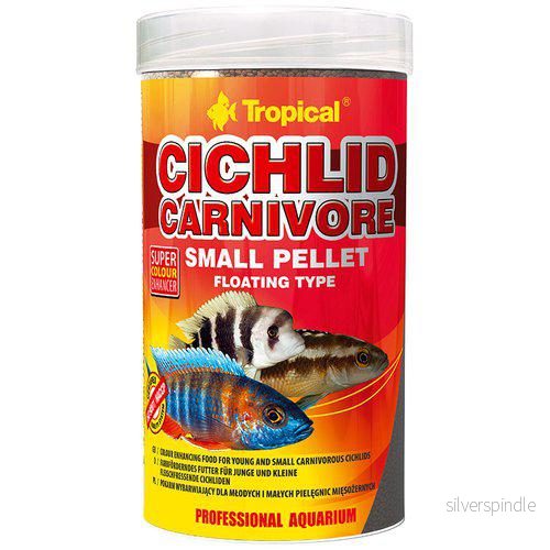 TROPICAL CICHLID CARNIVORE SMALL PELLET 1000ML/360G TROPICAL CICHLID CARNIVORE SMALL PELLET 1000ML/360G