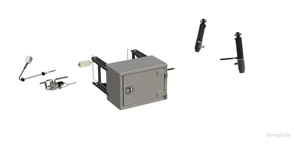 Paket 3 Reducer Verktygslåda Manometer Boggilift Paket 3 Reducer Verktygslåda Manometer Boggilift
