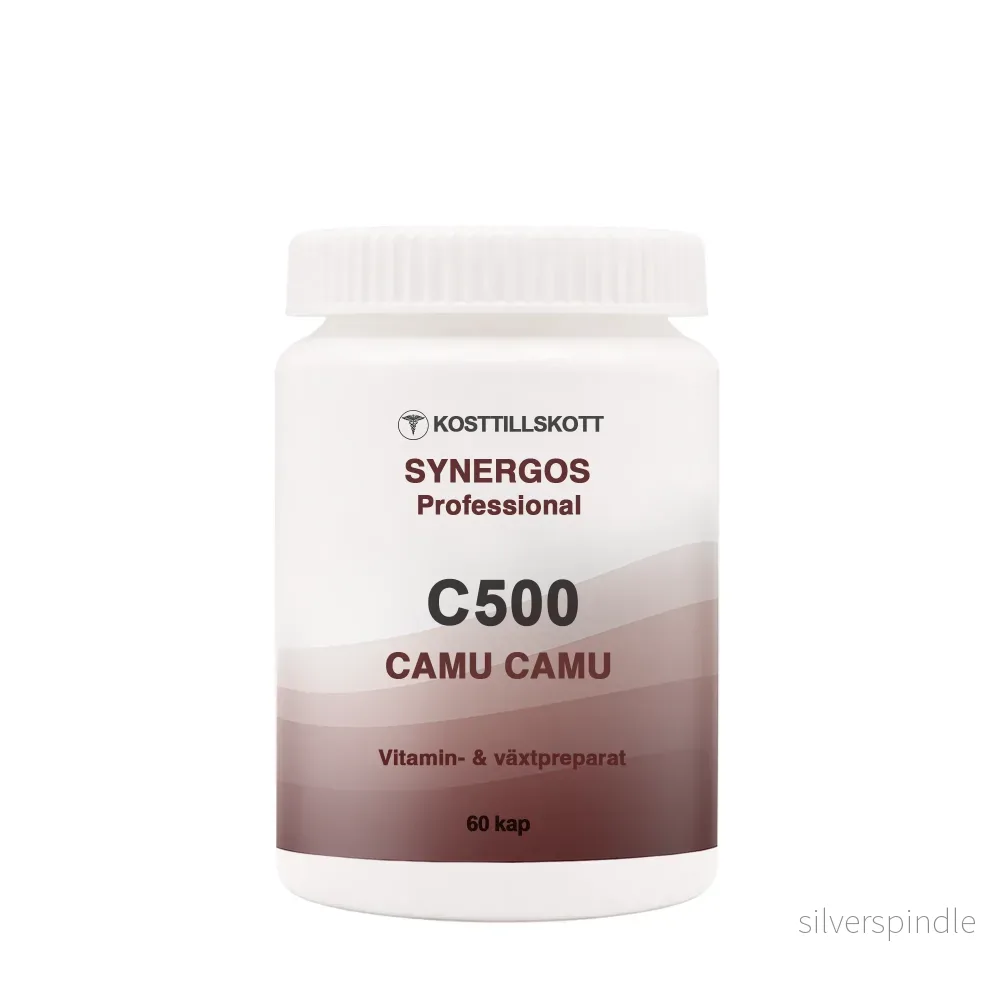 C500 Camu-Camu Synergos C-vitamin, 60 kapslar C500 Camu-Camu Synergos C-vitamin, 60 kapslar