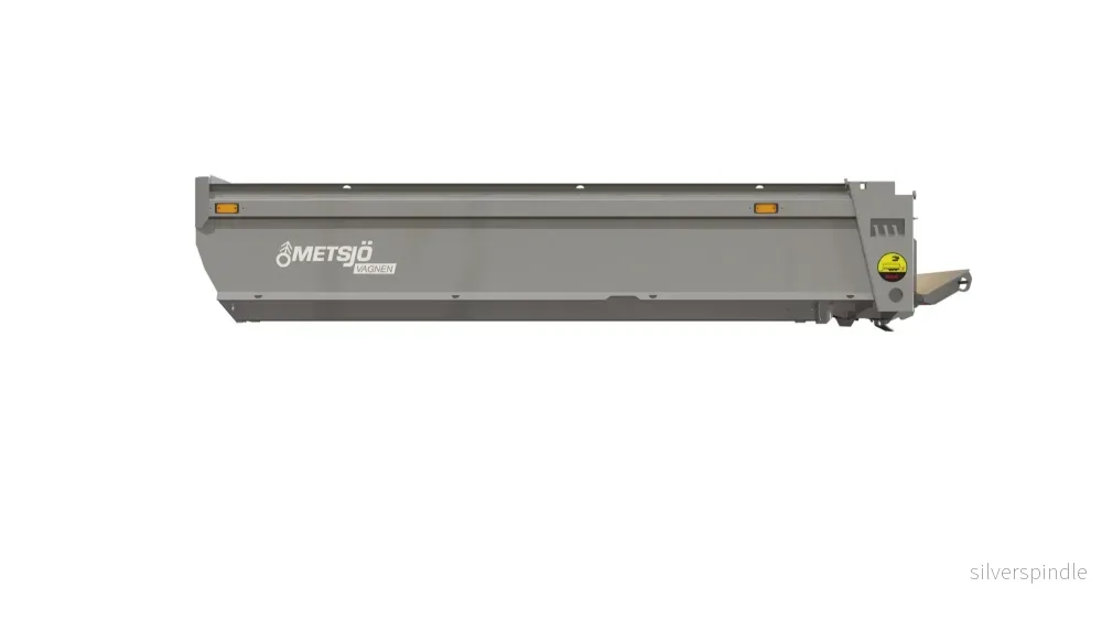 Schaktflak MetaE hyd.läm L4165 H600 B2550 6,1kbm GRÅ posljus - Bild 2