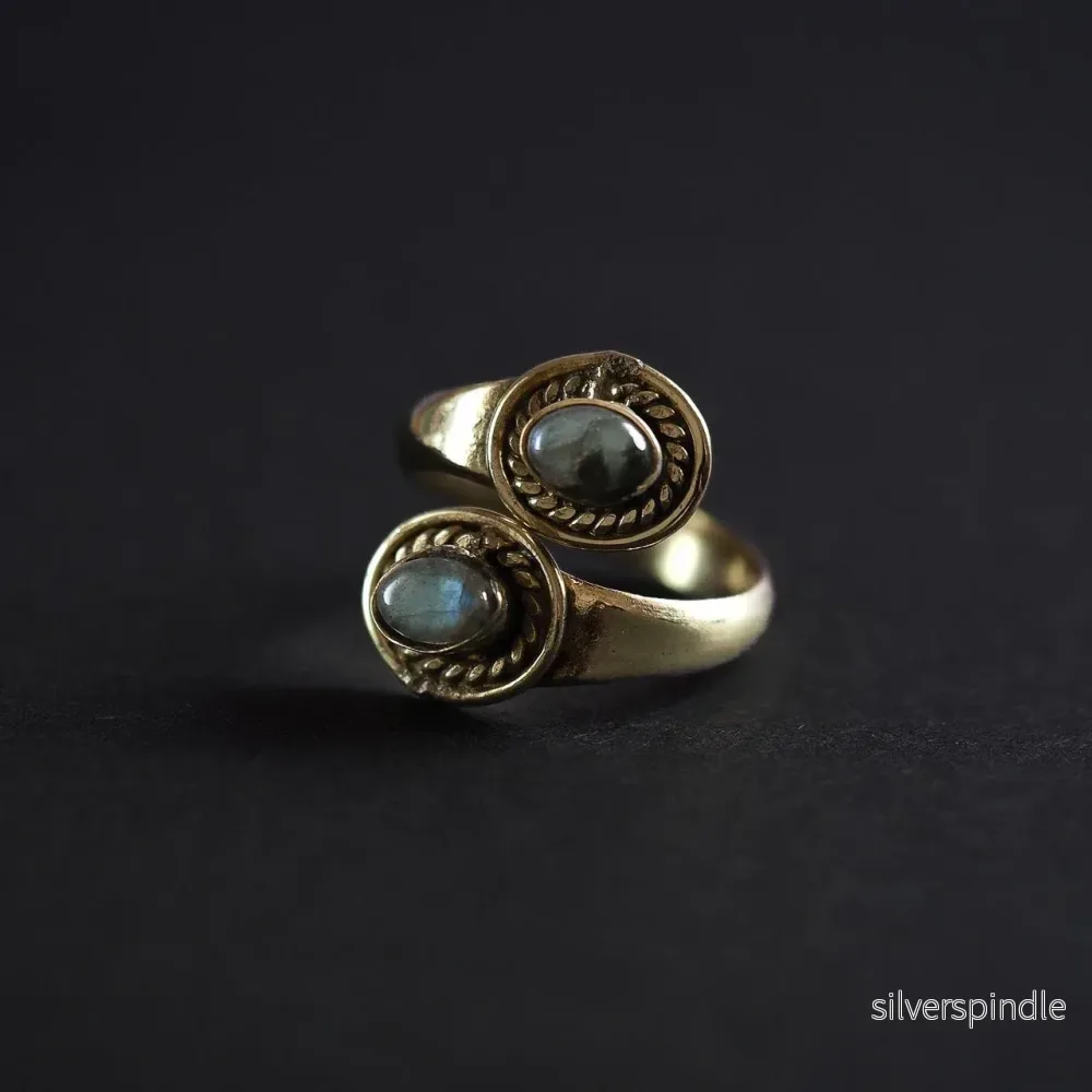 Spiralring med Labradoriter - Bild 2
