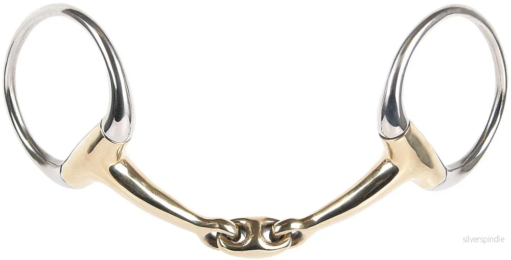 Bustrens Dubbelbruten Anatomisk Guldmässing 13mm