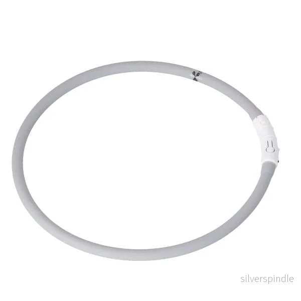 Blinkhalsband LED Grå 20-65cm