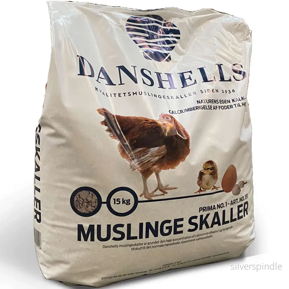 Danshell Snäckskal fin 0,7 mm, 15 kg Danshell Snäckskal fin 0,7 mm, 15 kg