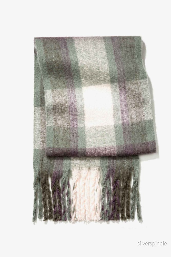SCARF WITH BRAIDED FRINGES KYOTO SCARF WITH BRAIDED FRINGES KYOTO