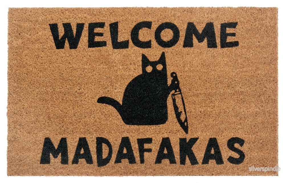 Dörrmatta Welcome Madafakas kokos