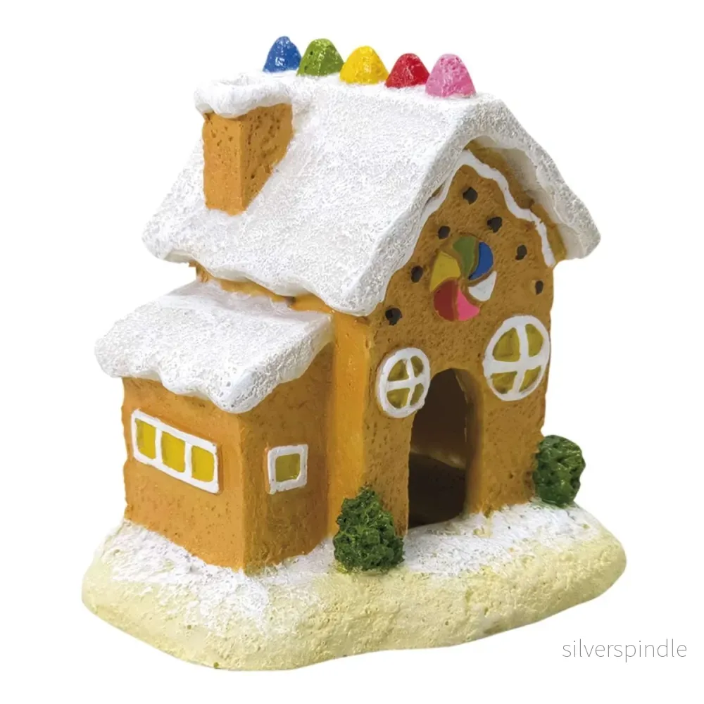 Xmas Aqua Orn.”Ginger Bread House