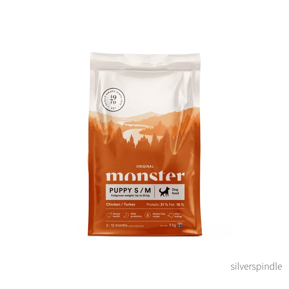 Monster Hund Original Puppy small/medium Chicken/Turkey 12 kg