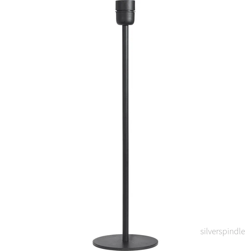 Base lampfot matt svart 45cm