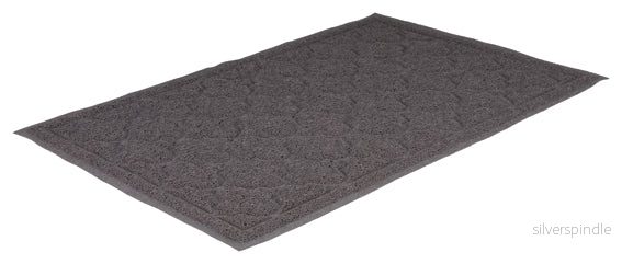 Kattlådematta XXL, PVC, 60 × 90 cm, antracit
