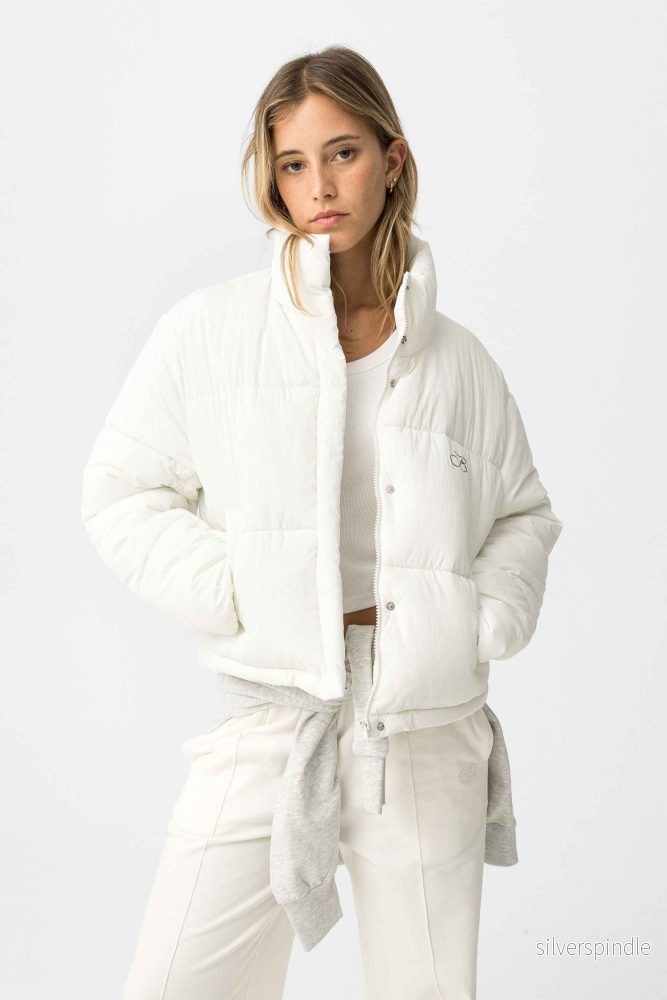 COCKATOO WHITE PUFFER JACKET