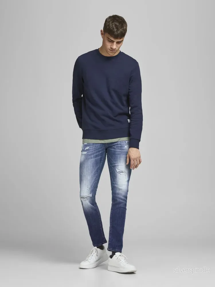 GLENN FOX GE 740 RIPPED JEANS GLENN FOX GE 740 RIPPED JEANS