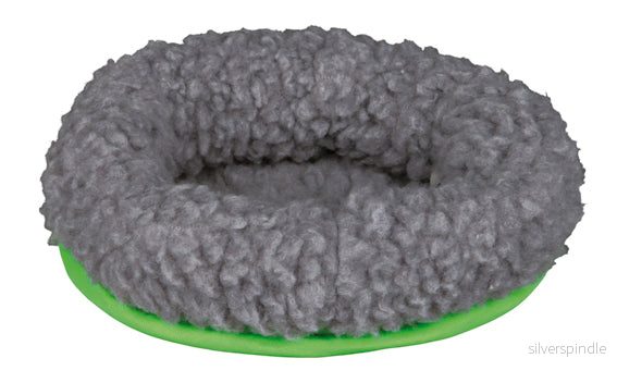 Hamsterbädd, Lammimitation 16,5×15,5 cm grå/grön Hamsterbädd, Lammimitation 16,5×15,5 cm grå/grön