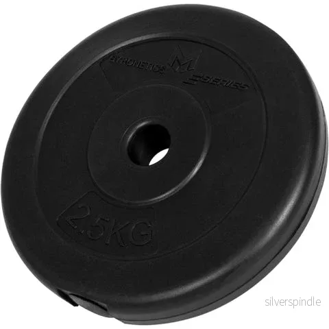 25 mm viktskiva i plast – 10 kg - Bild 2