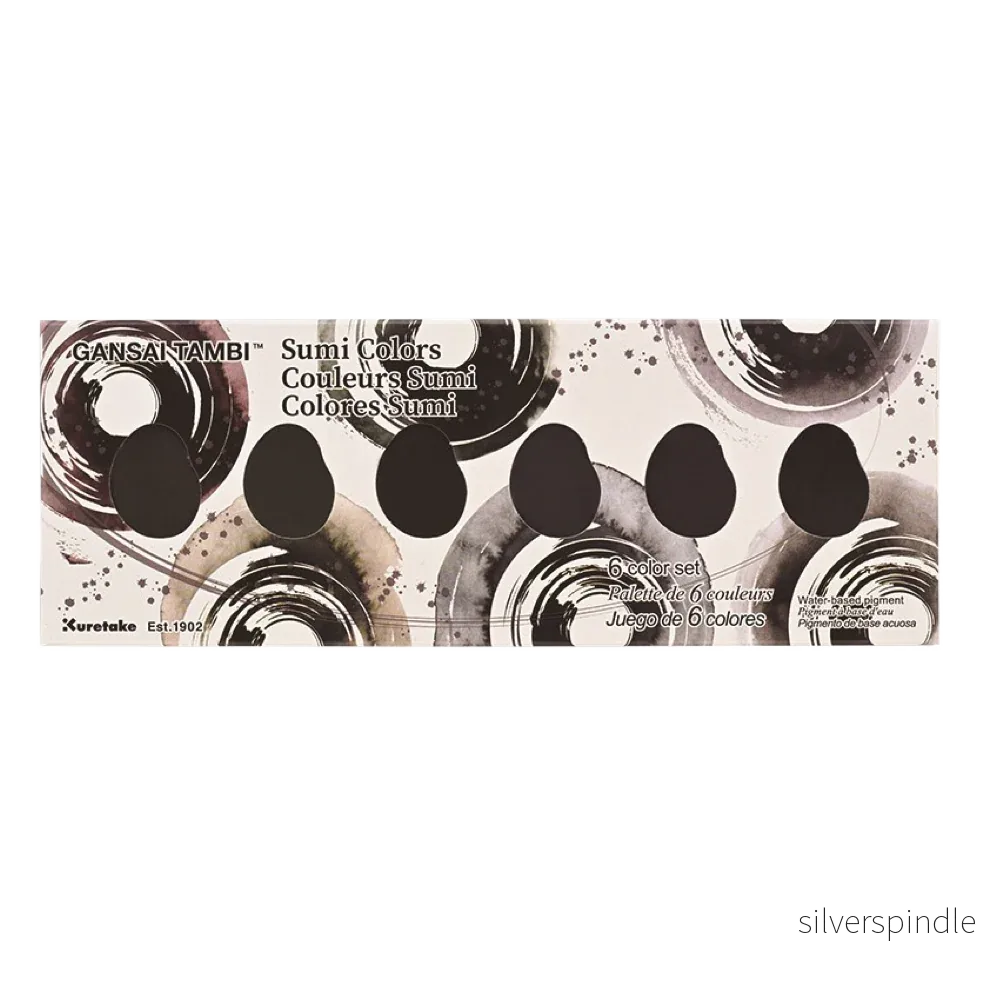 Gansai Tambi Sumi set Gansai Tambi Sumi set