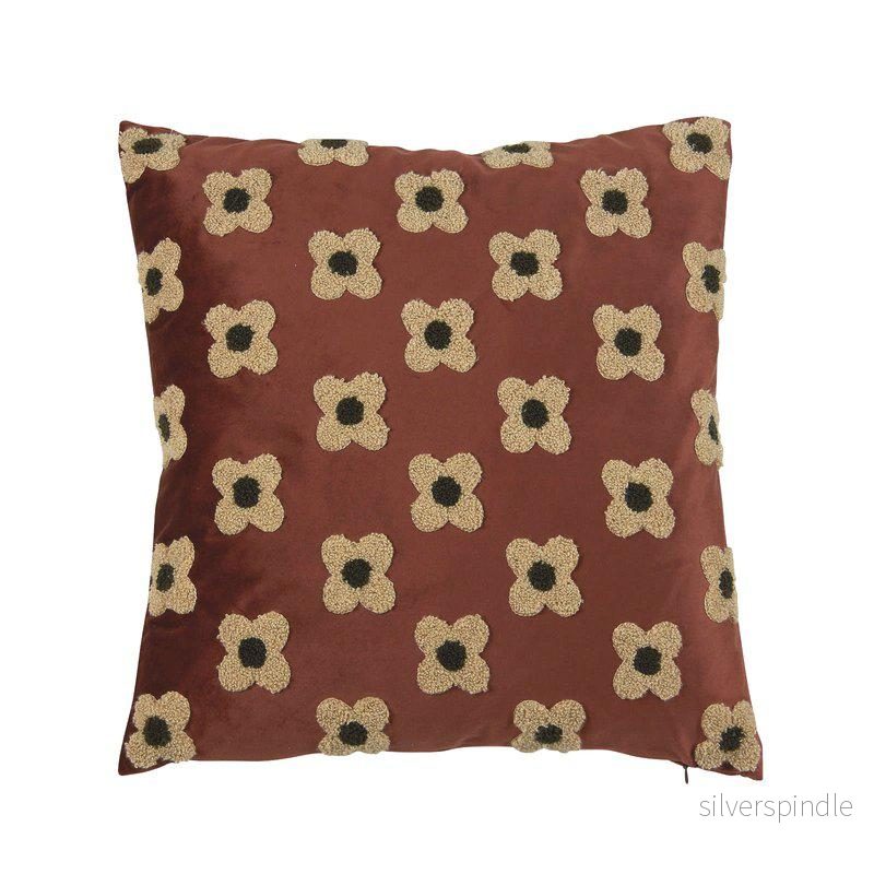 Bridget flower marsala kuddfodral 46x46cm