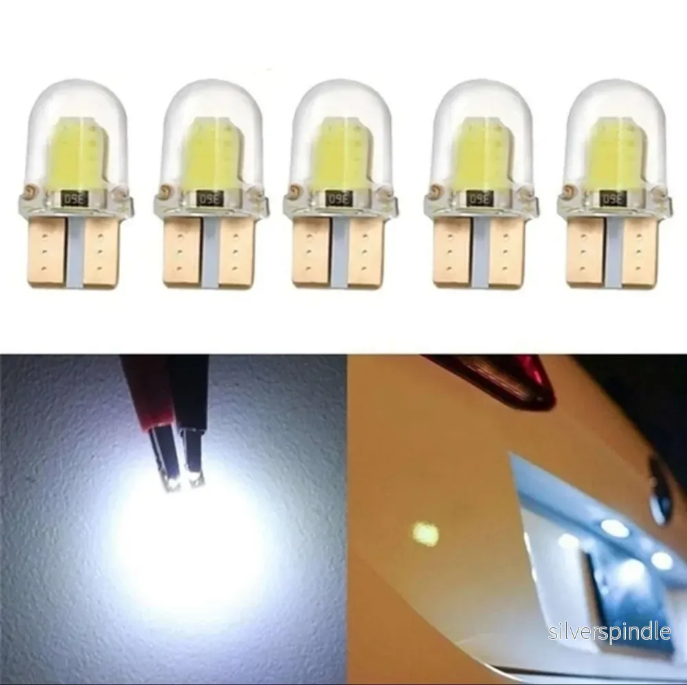 1W T10 / W5W LED silikon COB 12v ersättningslampa - Bild 3