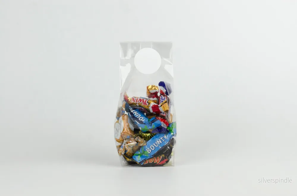 Små cellofanpåsar med botten 8 x 21cm | Transparenta plast