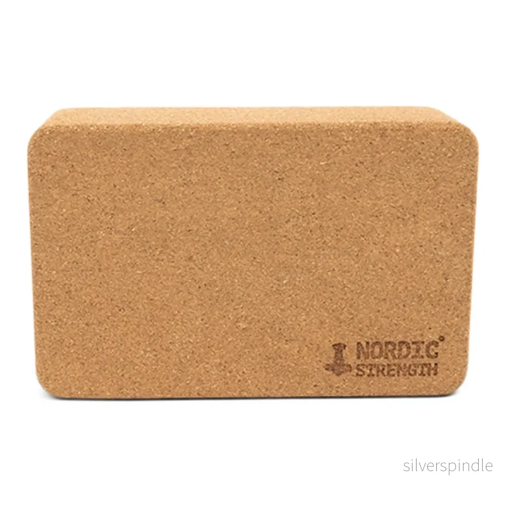 Yogablock - kork (22 x 15 x 8 cm) - Bild 2