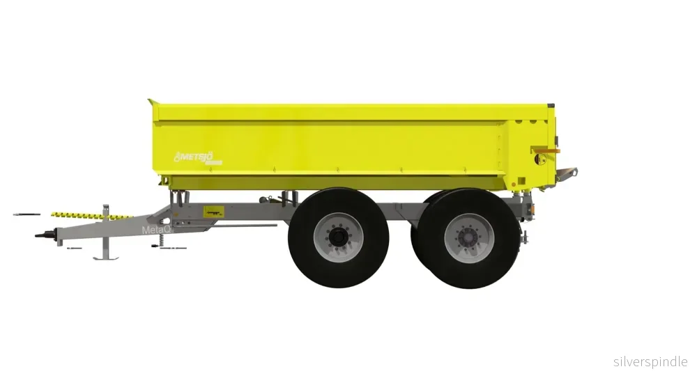 MQ60 Schakt dumper L5550 H1000 B2550 13,5kbm 650/55x26,5 CT - Bild 2