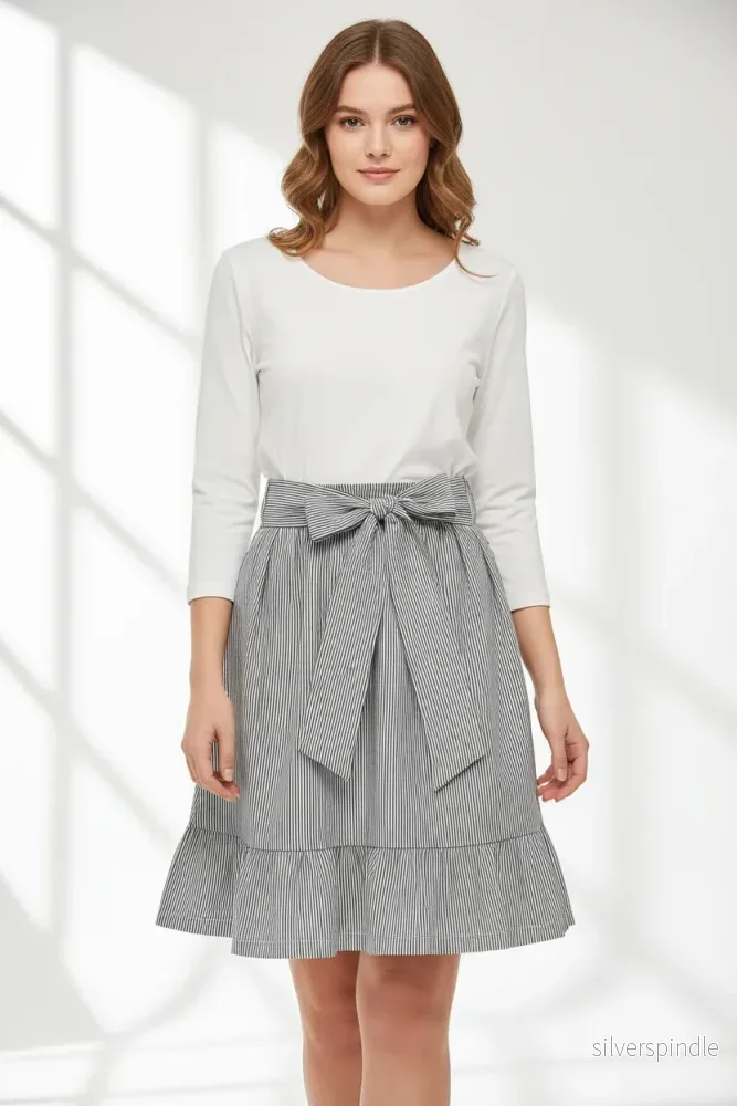 GABRIELLA 3/4 MIX DRESS