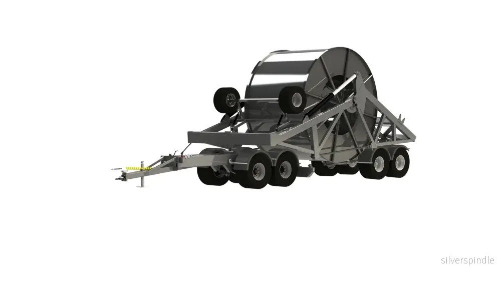 Olympia 400 KV kabeltrumma 35t 4axlad