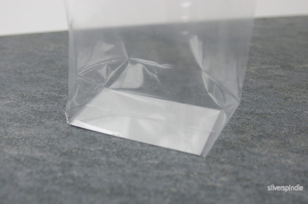 Cellofanpåsar med silverbotten 17×32 cm | Transparenta plast - Bild 2
