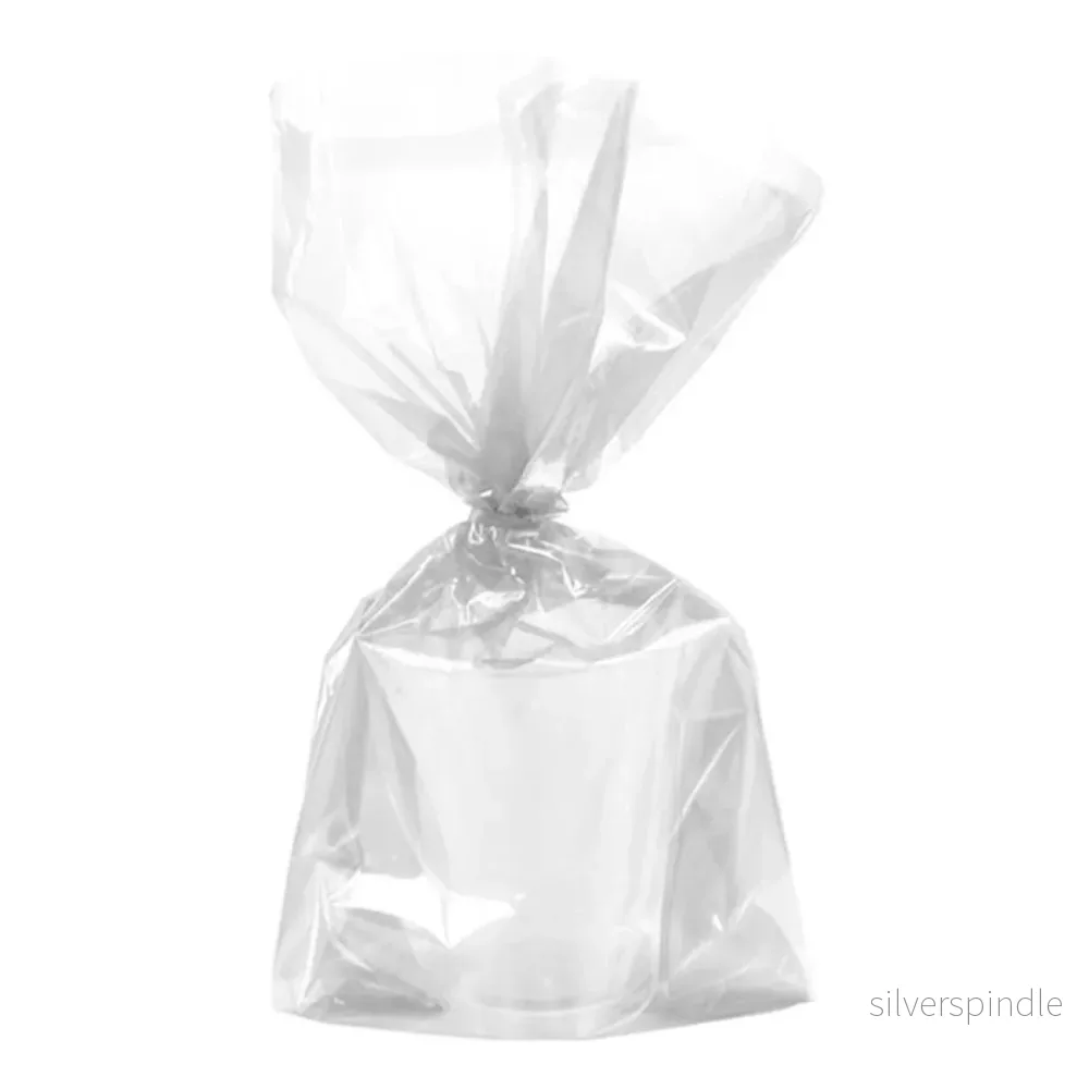 Stora cellofanpåsar 57 B x 82 H cm | Transparenta plast