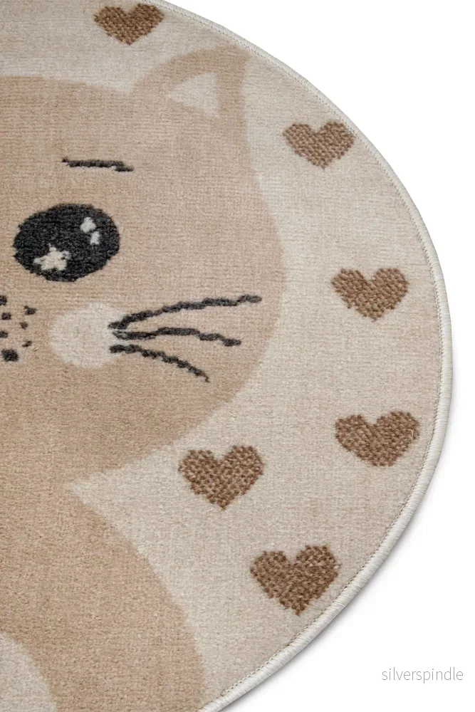 Adventures rund Cat creme/beige - Bild 3
