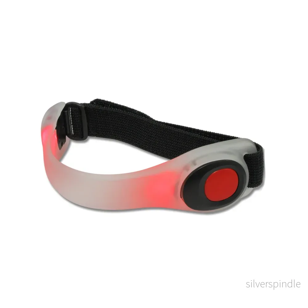Waldhausen LED-reflexarmband, röd