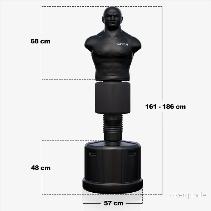 Fristående boxningsdocka med realistisk torso – Professionell boxningsträning hemma - Bild 2