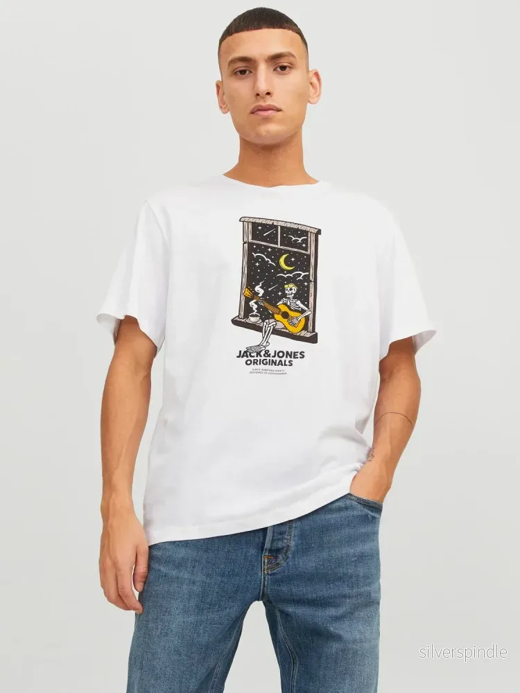 AFTERLIFE TEE SS CREW NECK - SKULL PRINT
