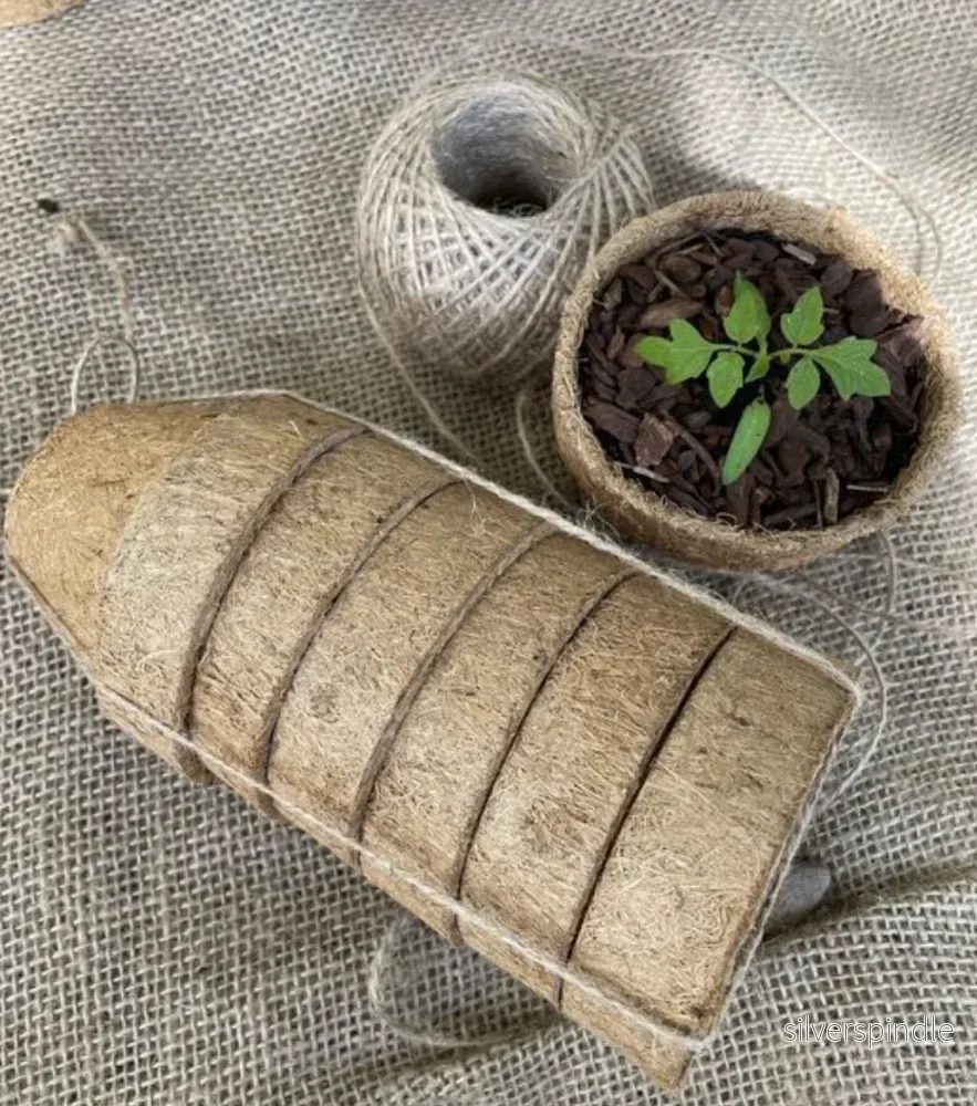 Kookoskuituruukku Mini,  6 or 30 kpl,  9cm x 7cm, BioProffa