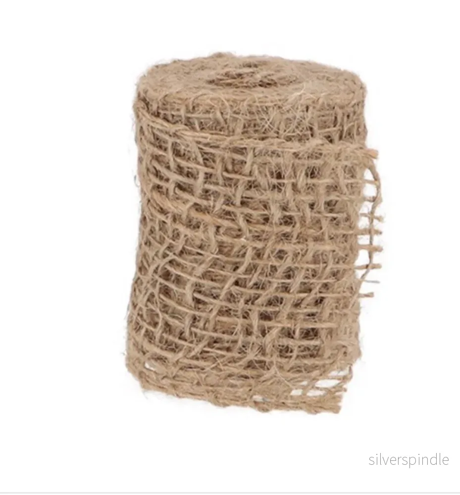 Leveä juuttiverkkonauha