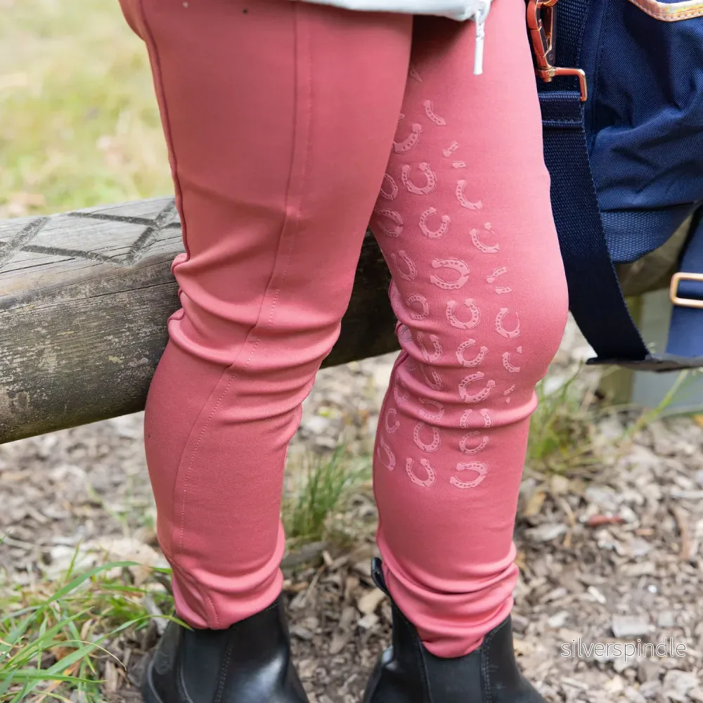 Ridbyxor Equitights Diva Mauvewood Full Grip - Bild 2