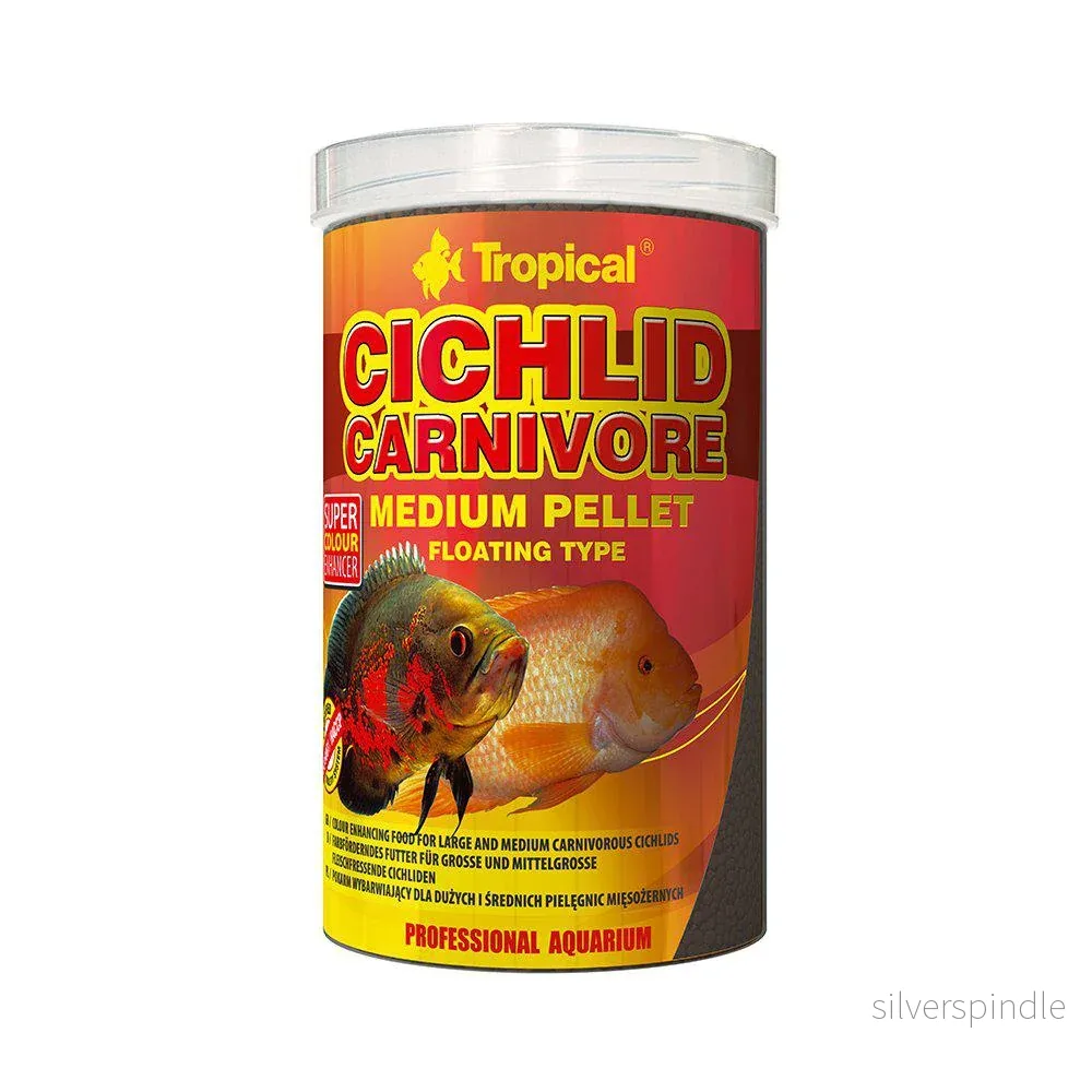 Tropical Cichlid Carnivore Medium Pellet 1000ml/360g Tropical Cichlid Carnivore Medium Pellet 1000ml/360g