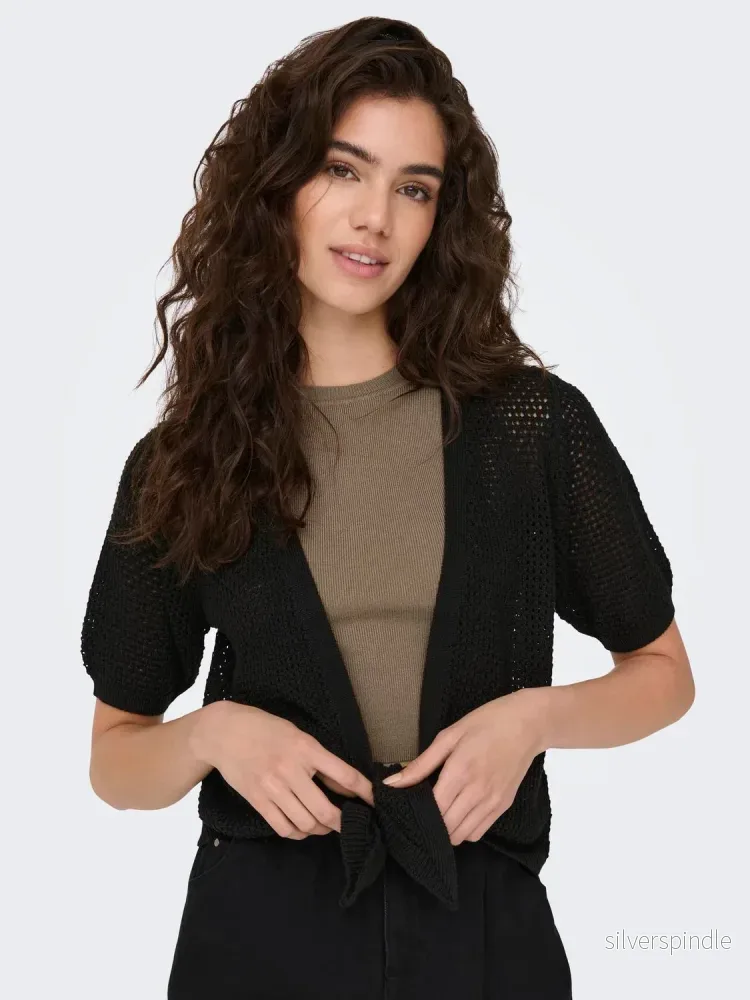 MEHEDI 2/4 SHORT TIE CARDIGAN
