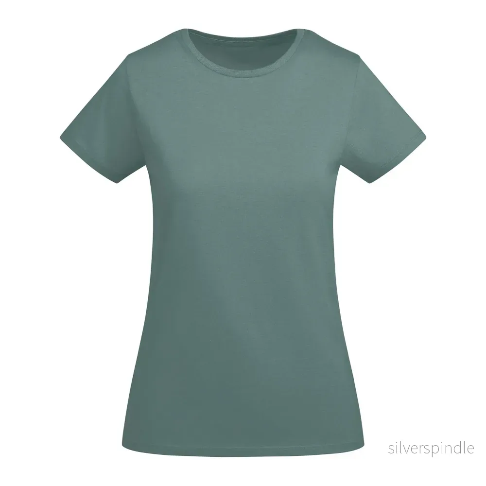 Breda kortärmad T-shirt ekologisk bomull dam Breda kortärmad T-shirt ekologisk bomull dam