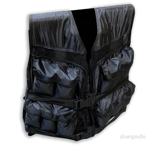 Svart viktväst 30 kg - Bild 2