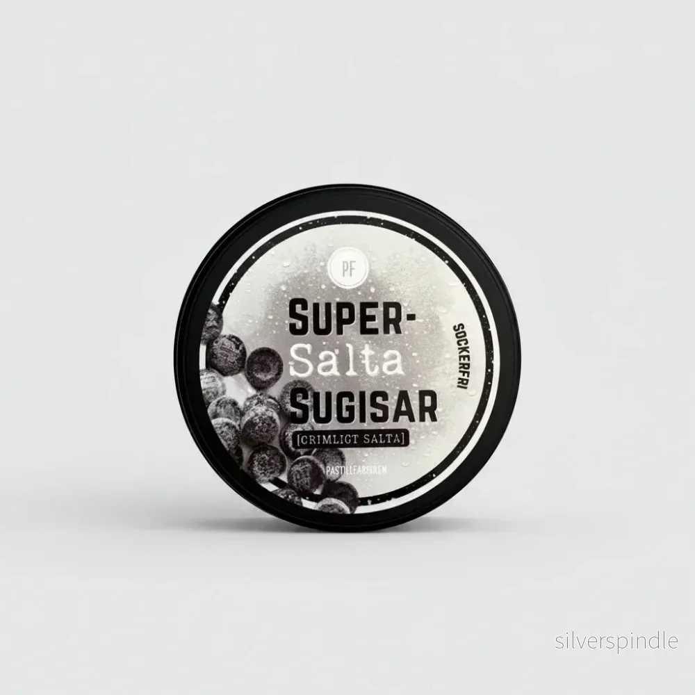 Pastillfabriken Super Salta Sugisar Salt 35g