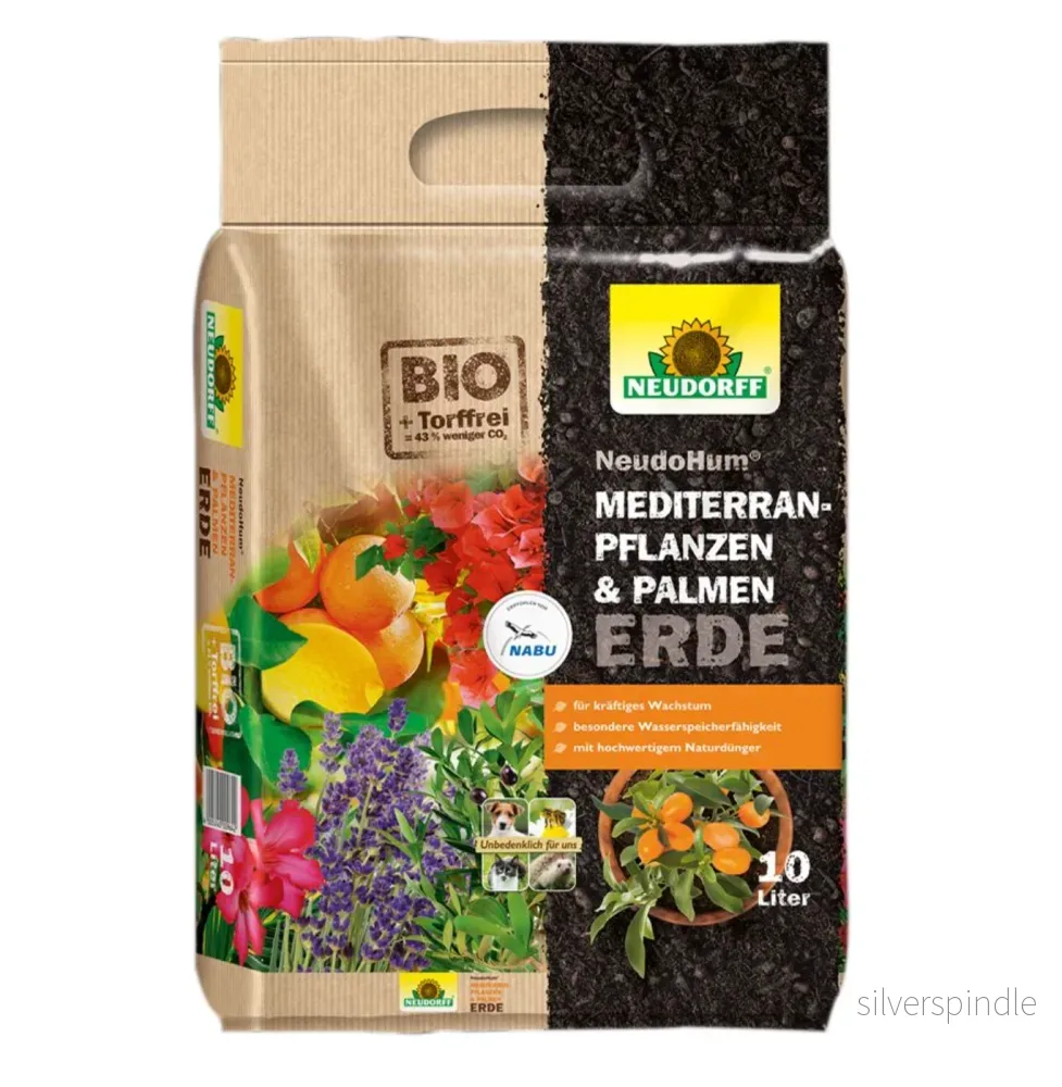 Välimeren- ja Palmumulta, EI TURVETTA!, 10 litra, Neudorff Välimeren- ja Palmumulta, EI TURVETTA!, 10 litra, Neudorff